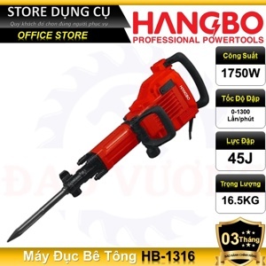 Máy đục bê tông Hangbo HB-1316