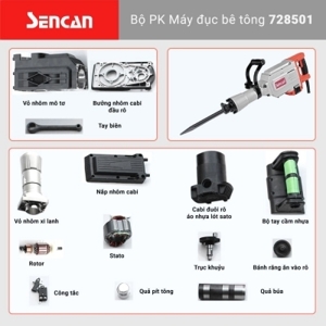 Máy đục bê tông lục giác 30mm SENCAN 728501