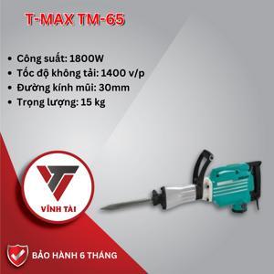 Máy đục bê tông T-Max TM-65, 1800W