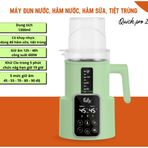 Máy đun và hâm nước pha sữa điện tử Fatzbaby Quick 8 FB3525TN