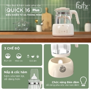Máy đun và hâm nước pha sữa Fatzbaby Quick 16 Plus - FB3508HB