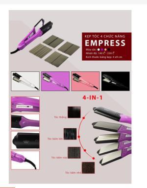 Máy duỗi tóc bấm tóc 4in1 Empress