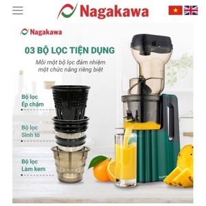 Máy ép chậm Nagakawa NAG0817