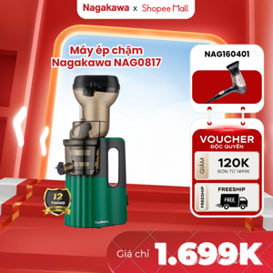Máy ép chậm Nagakawa NAG0817