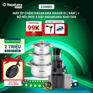 Máy ép chậm Nagakawa NAG0818