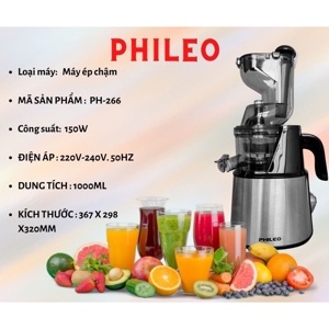 Máy ép chậm Phileo PH-266