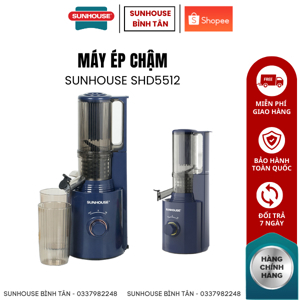 Máy ép chậm Sunhouse SHD5512