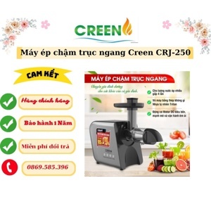 Máy ép chậm trục ngang Creen CRJ-250