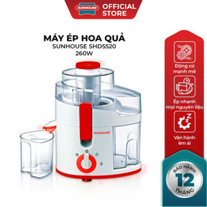 Máy ép hoa quả Sunhouse SHD5520, 260W