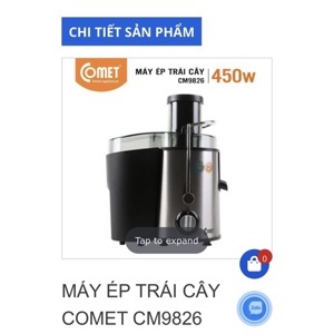 Máy ép trái cây Comet CM9826 - 400W