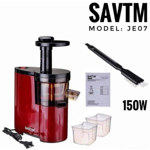 Máy ép trái cây rau củ tốc độ chậm Savtm JE-07