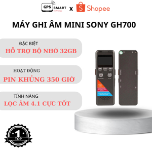 Máy ghi âm chuyên nghiệp GH-700 pin 350h liên tục