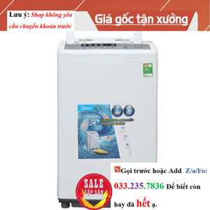 Máy giặt Midea 7.5 kg MAN-7507