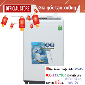 Máy giặt Midea 7.5 kg MAN-7507