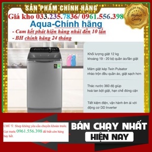 Máy giặt Aqua Inverter 12 kg AQW-DR120CT