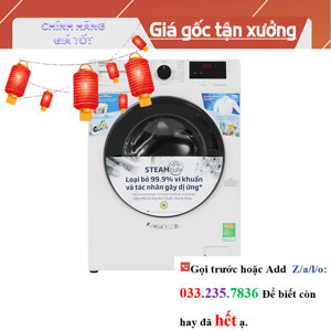 Máy giặt Beko lồng ngang Inverter 10 kg WCV10614XB0STW