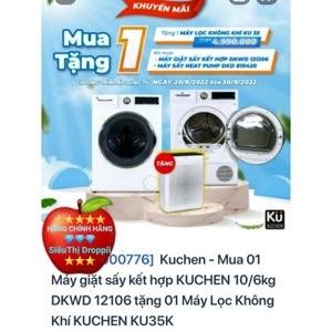 Máy giặt Kuchen 10 kg DKWD 121206