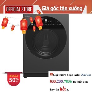 Máy giặt sấy lồng ngang Hitachi BD-D120XGV 12 kg