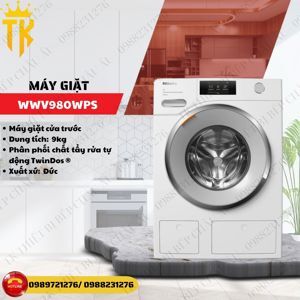 Máy giặt Miele 9kg WWV980WPS Passion