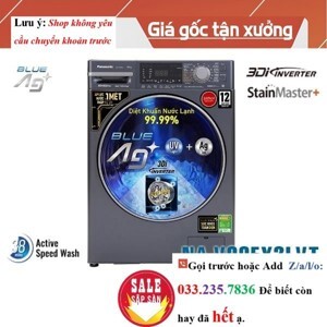 Máy giặt Panasonic Inverter 9 Kg NA-V90FX2LVT