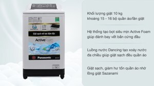 Máy giặt Panasonic 10 kg NA-F100A4HRV