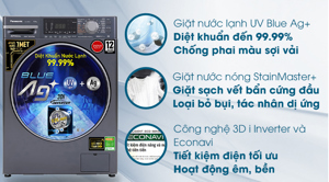 Máy giặt Panasonic Inverter 9.5 kg NA-V95FX2BVT