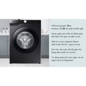 Máy giặt Samsung Inverter 13 kg WW13T504DAB/SV