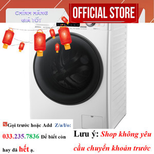 Máy giặt sấy Panasonic Inverter 9 kg NA-S96FG1WVT