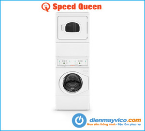 Máy giặt sấy xếp chồng Speed Queen LTLE5ASP303NW35