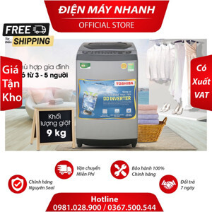 Máy giặt Toshiba lồng đứng Inverter 9 kg AW-DJ1000CV