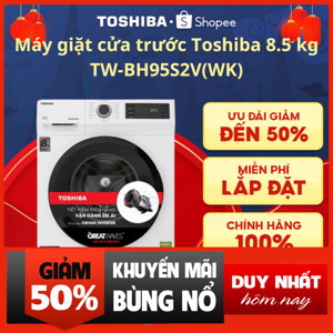 Máy giặt Toshiba lồng ngang Inverter 8.5 kg TW-BH95S2V