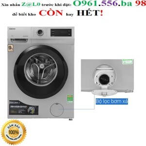 Máy giặt Toshiba lồng ngang Inverter 9.5 kg TW-BK105S3V