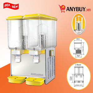 Máy giữ lạnh nước trái cây 2 bình Berjaya JD-218-MIX-25