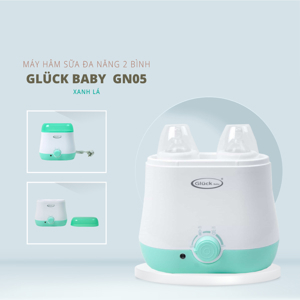 Máy hâm sữa đa năng 2 bình Gluck GN05