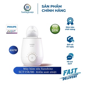 Máy hâm sữa nhanh Philips Avent SCF358/00