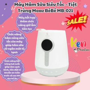 Máy hâm sữa siêu tốc Moazbebe MB021