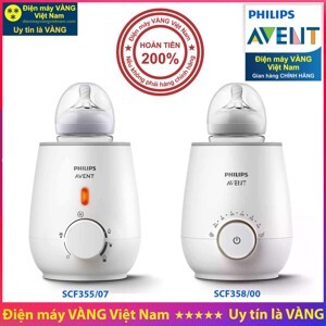 Máy hâm sữa siêu tốc Philips Avent SCF355/07