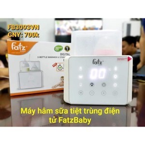 Máy hâm sữa tiệt trùng Fatzbaby DUO2 FB3223SL - 2 bình điện tử