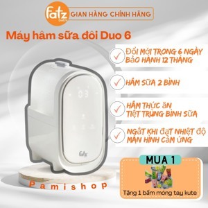 Máy hâm sữa tiệt trùng Fatzbaby Duo 6 FB3090CY