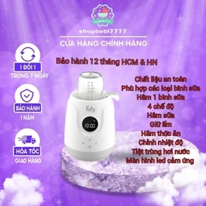 Máy hâm sữa và tiệt trùng Fatzbaby Mono 9 FB3061SJ