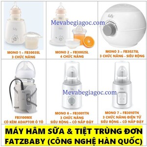 Máy hâm sữa và tiệt trùng Mono 6 Fatzbaby FB3001TN