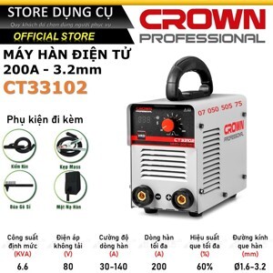 Máy hàn điện tử Crown CT33102