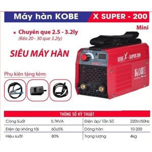 Máy hàn điện tử Kobe Super 200