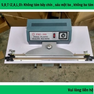 Máy hàn miệng túi dập chân FRE- 600