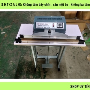 Máy hàn miệng túi dập chân FRE- 600