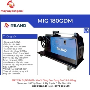 Máy hàn Mig Riland 180GDM Inverter