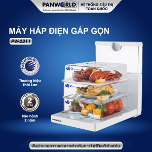 Máy hấp điện gấp gọn Panworld PW-2311