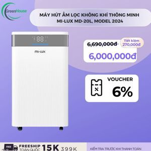 Máy hút ẩm lọc không khí Mi-lux MD-20L