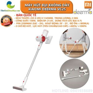 Máy hút bụi cầm tay không dây Deerma VC25