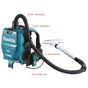 Máy hút bụi đeo vai dùng pin Makita DVC260ZX5